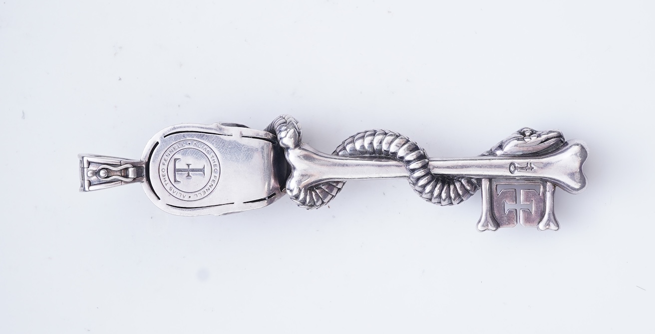 Theo Fennell, a silver pendant, circa 2010